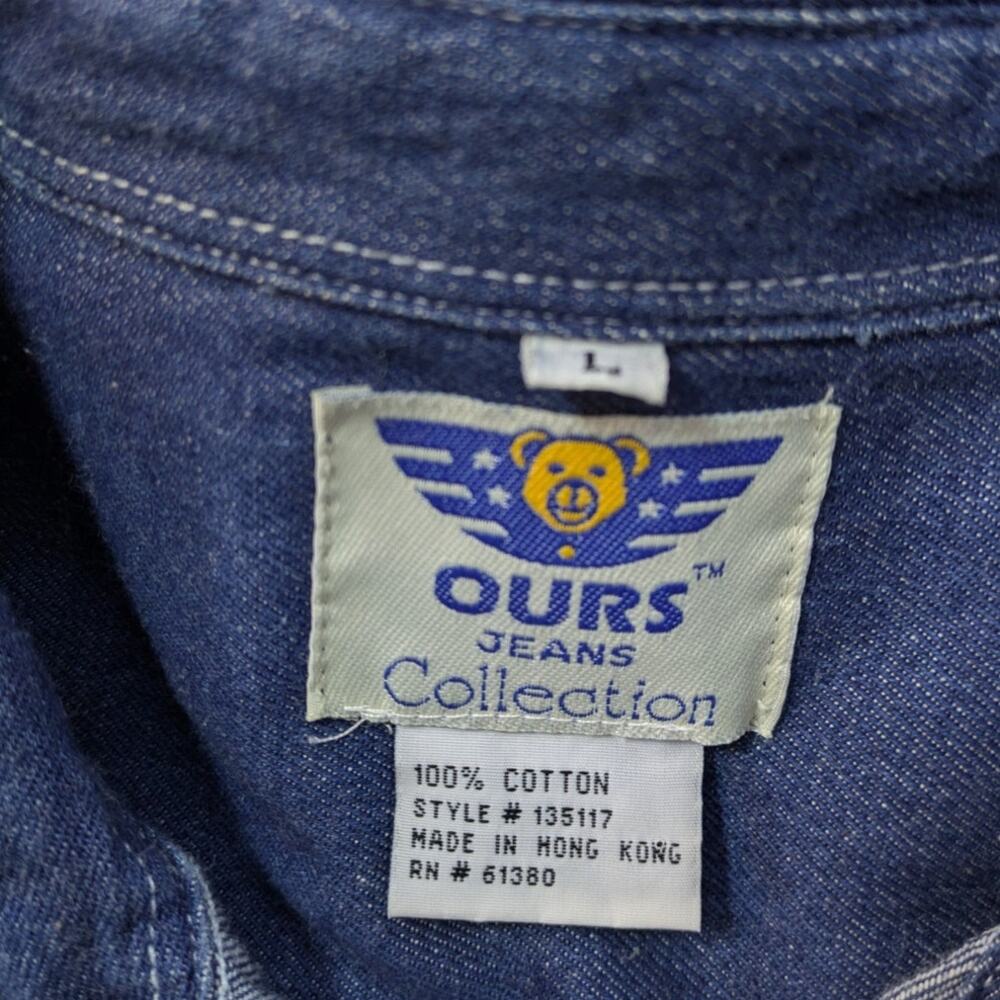 Denim Button Down Shirt / Jacket - image 3